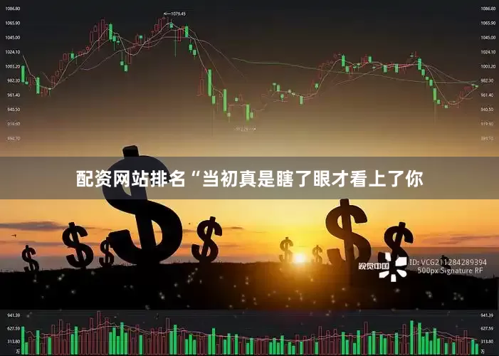配资网站排名“当初真是瞎了眼才看上了你