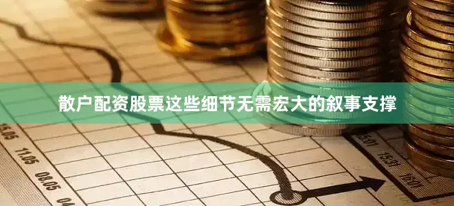 散户配资股票这些细节无需宏大的叙事支撑